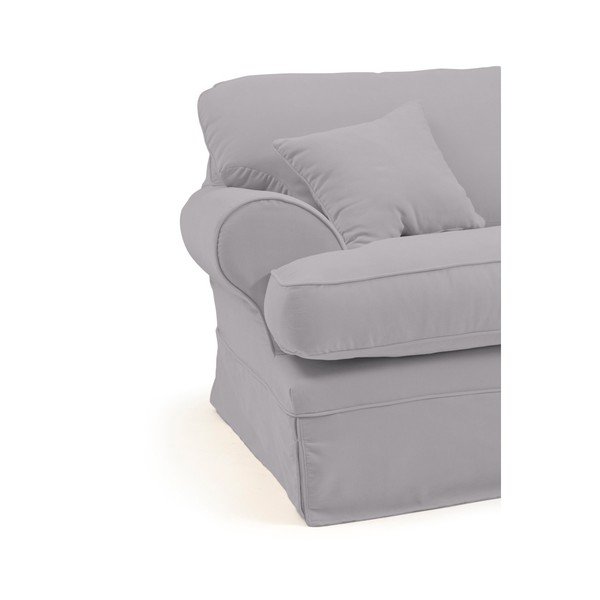 Canapea cu 2 locuri Max Winzer Hermine, gri deschis-image-3