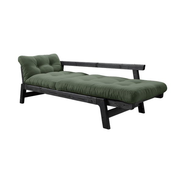 Canapea variabilă KARUP Design Step Black, verde-image-3