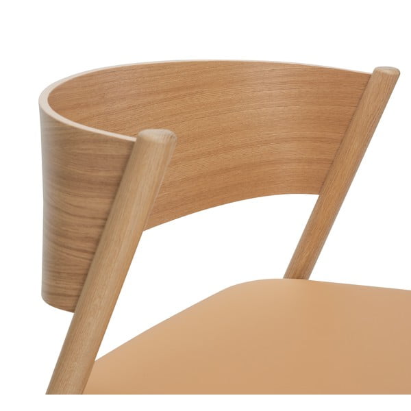 Fotoliu maro deschis Oblique – Hübsch-image-4