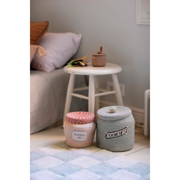 Coș de jucării pentru copii albastru deschis din material textil ø 20x26 cm Cookie Jar – Lorena Canals-image-4