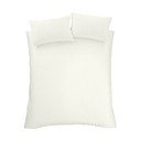 Lenjerie de pat dublu din bumbac egiptean crem 200x200 cm - Bianca