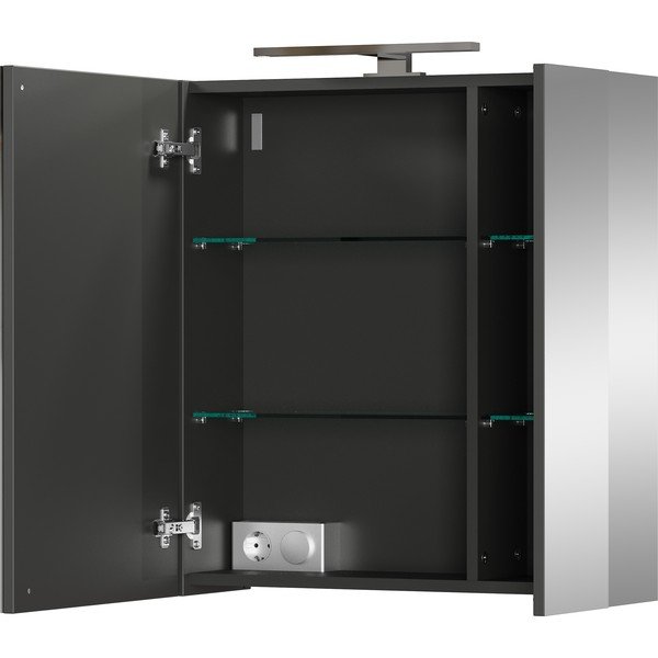 Dulap de baie gri 60x71 cm – Germania-image-3