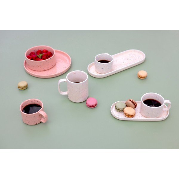 Cană bej din gresie ceramică 330 ml Fika – ONA-image-4