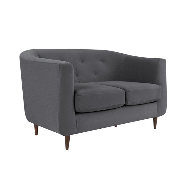 Canapea Kooko Home LOVE, gri, 125 cm-image-4