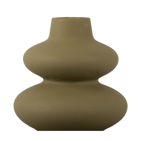 Vază din ceramică Karlsson Circles, înălțime 28,5 cm, verde-image-3