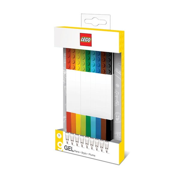 Set 9 pixuri cu gel LEGO® Pyramid