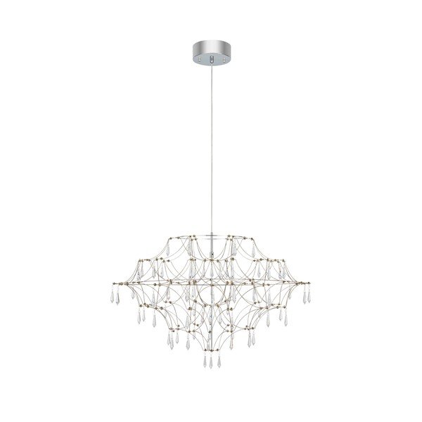 Lustră argintie LED ø 80 cm Efesos – Markslöjd