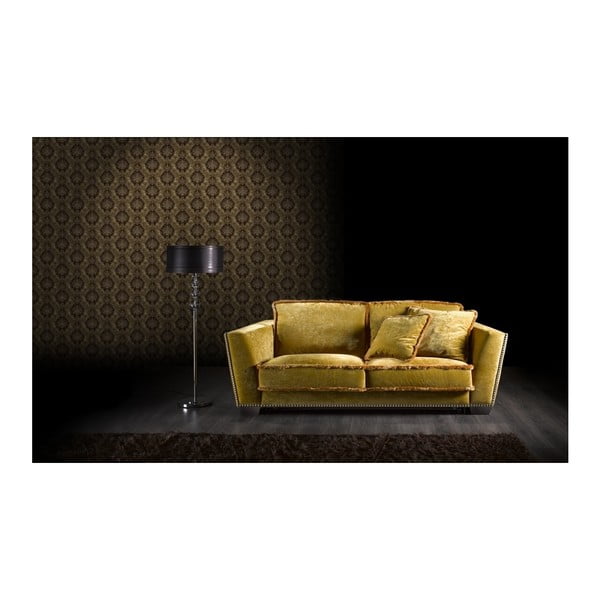 Canapea extensibilă Suinta Dimitri, lățime 220 cm, galben