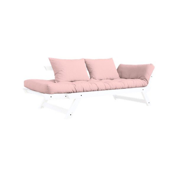 Canapea extensibilă Karup Bebop White/Pink Peonie-image-4