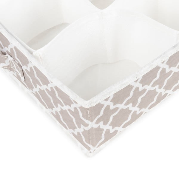 Organizator cu 16 compartimente pentru sertare Compactor, 40 x 40 cm, bej-image-4