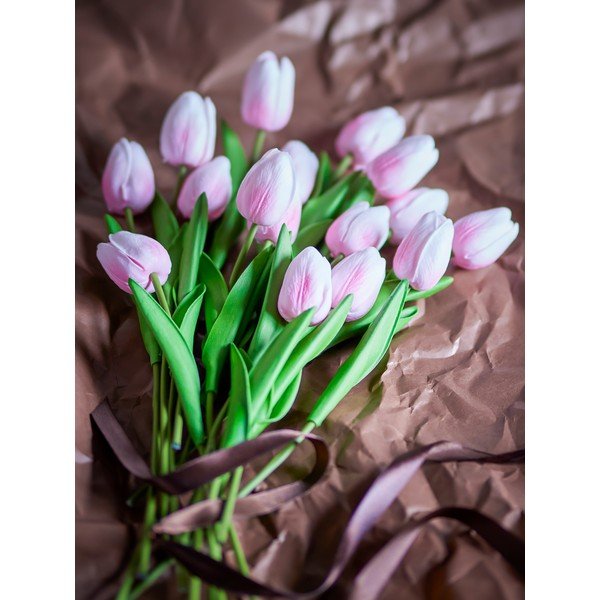 Plantă artificială (înălțime 32 cm) Tulip – Bloomingville-image-1