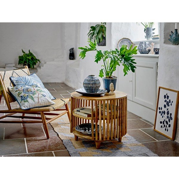 Măsuță de cafea în culoare naturală rotundă din lemn de mango ø 60 cm Sali – Bloomingville-image-4