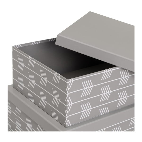 Cutii de depozitare 15 buc. din carton cu capac Route – Casa Selección-image-1