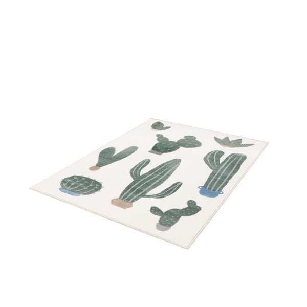 Covor pentru copii verde-fildeș 80x150 cm Cacto Malachite – FD-image-4