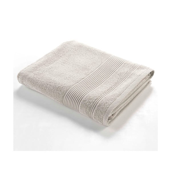 Prosop bej din bumbac din frotir 90x150 cm Tendresse – douceur d'intérieur