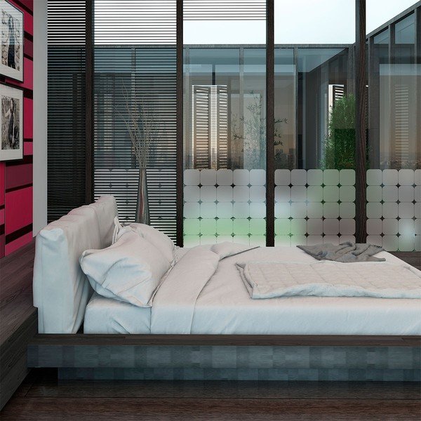 Autocolante pentru fereastră 50 buc. 10x10 cm Square Blackout – Ambiance-image-4