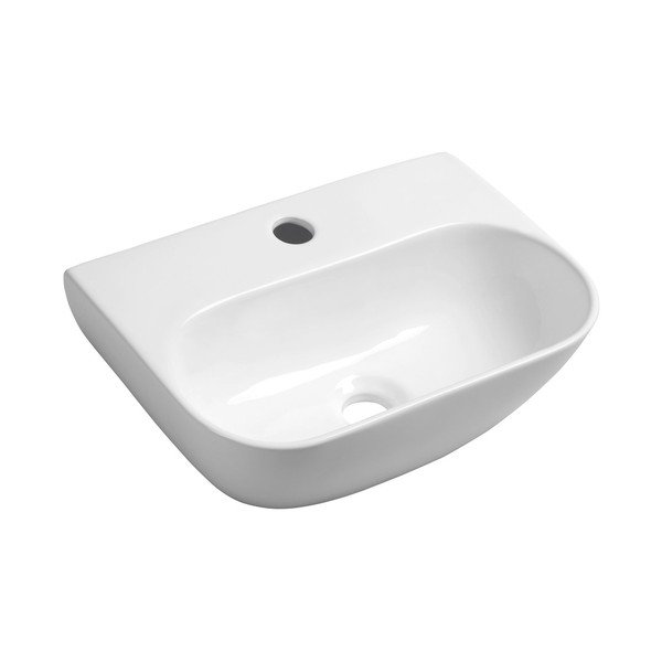 Chiuvetă mică pentru WC albă din ceramică 42x29 cm Nerissa – Sapho