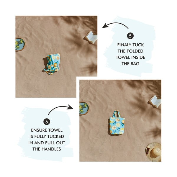 Prosop de plajă verde 150x75 cm Summer Fruits – Catherine Lansfield-image-3