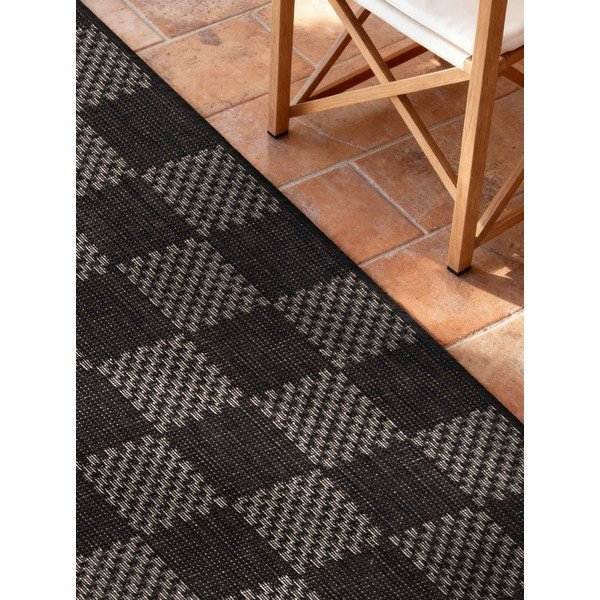 Covor tip traversă pentru interior și exterior negru/crem 80x200 cm Haringey Dorothy – Ted Baker-image-2