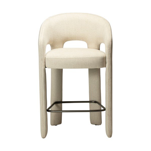 Scaun de bar bej (înălțime șezut 67 cm) Splendor – DAN-FORM Denmark-image-4