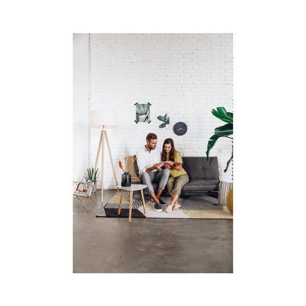 Măsuță auxiliară Bonami Essentials Viby, 55 x 55 cm, alb-image-2