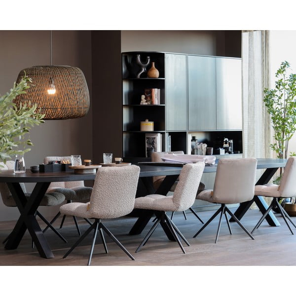 Scaun dining bej rotativ Vinny – WOOOD-image-1