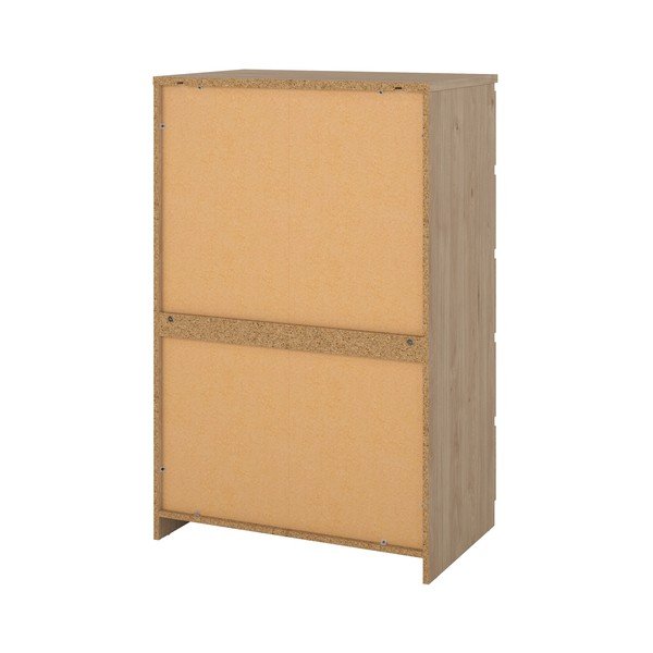 Comodă în culoare naturală cu aspect de lemn de stejar 77x121x50 cm Naia – Tvilum-image-4