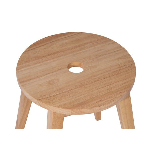 Scaun în culoare naturală deschisă din lemn de arbore de cauciuc Club – Bonami Essentials-image-4