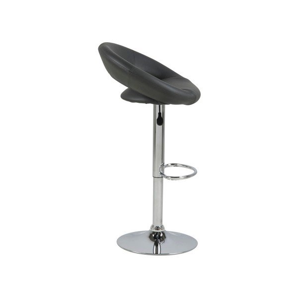 Scaun bar Actona Plump, negru-image-1