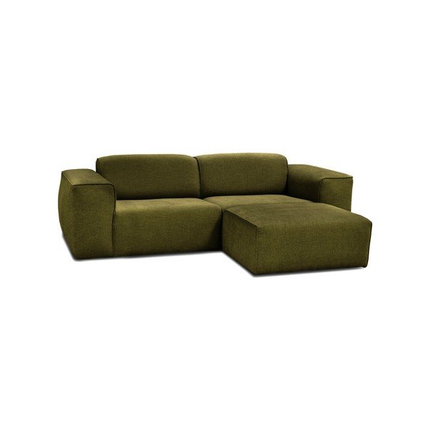 Canapea cu 3 locuri și puf Cosmopolitan Phoenix, verde-image-1