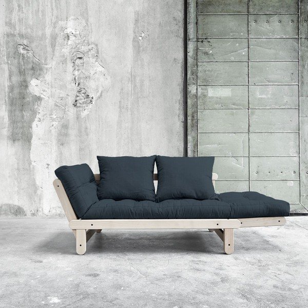 Canapea extensibilă Beat Beech/Deep Blue-image-2