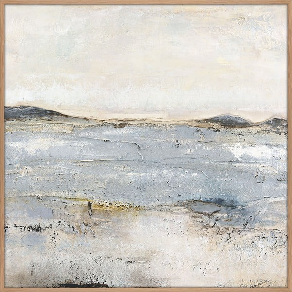 Tablou pictat manual 100x100 cm Trace Of Nature – Malerifabrikken