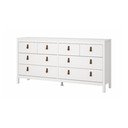 Comodă albă joasă 159x80 cm Madrid – Tvilum