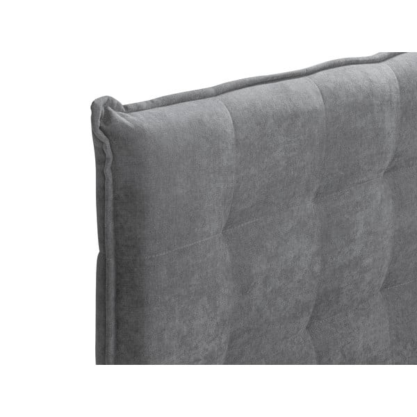 Pat boxspring 200x200 cm gri cu spațiu de depozitare Echaveria – Mazzini Beds-image-4