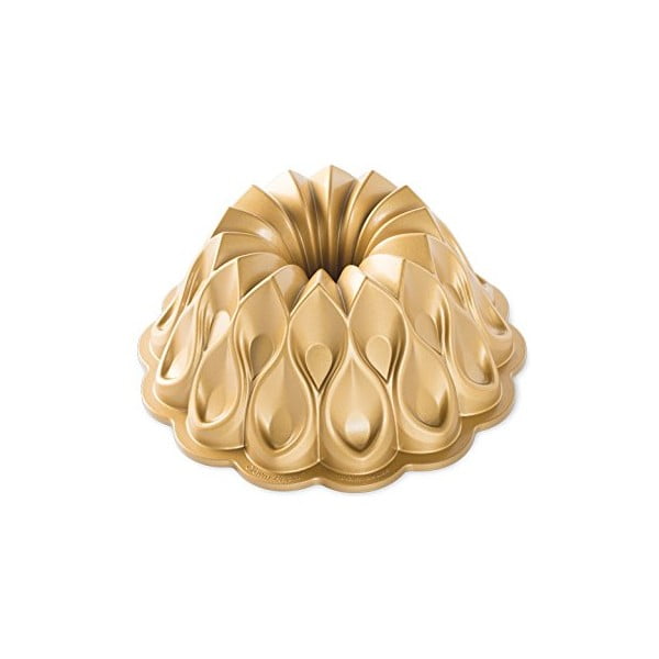 Formă pentru chec bundt / guguluf Nordic Ware Crown, ⌀ 25 cm, auriu