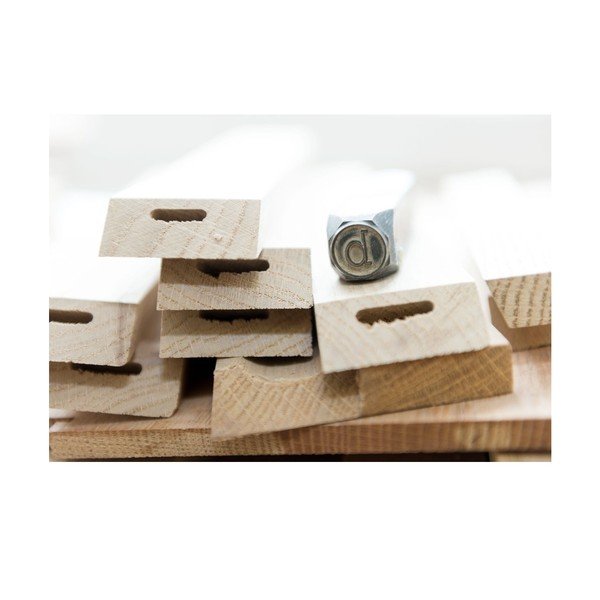 Raft de cărți din lemn de stejar das kleine b b1, înălțime 22 cm-image-4