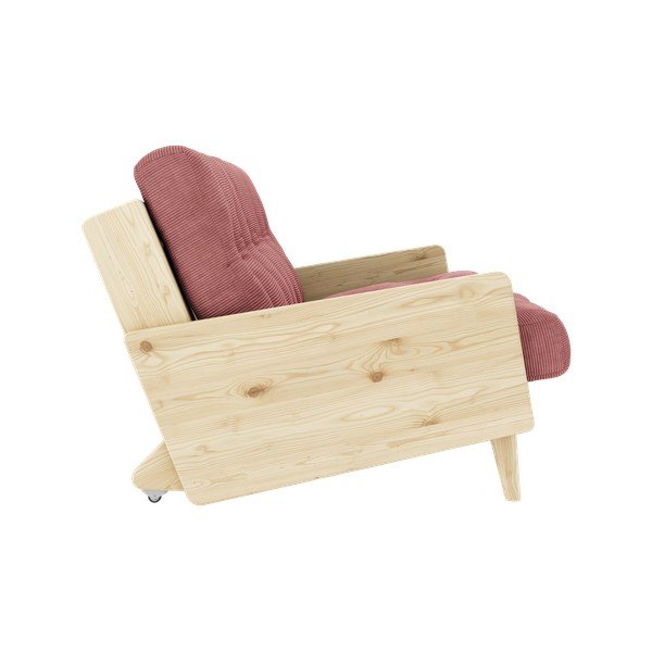 Canapea extensibilă roz 190 cm India - Karup Design-image-4