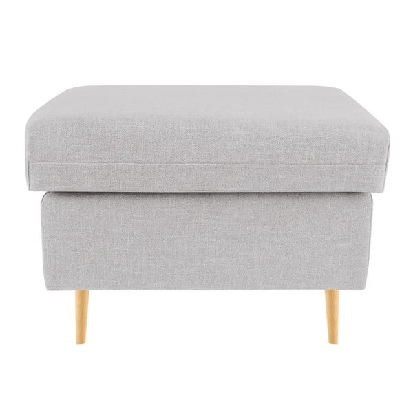 Taburet Mazzini Sofas Iris, gri deschis-image-1