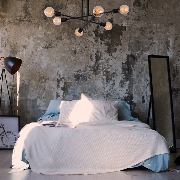 Plafonieră neagră 64x64 cm Flower – Opviq lights-image-1