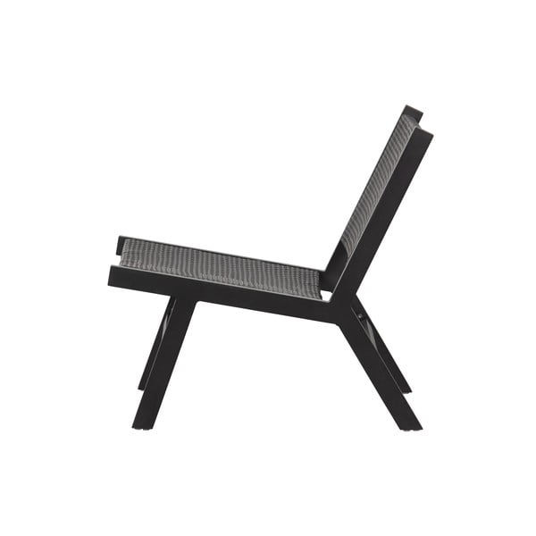 Fotoliu de grădină WOOOD Puk, negru-image-2