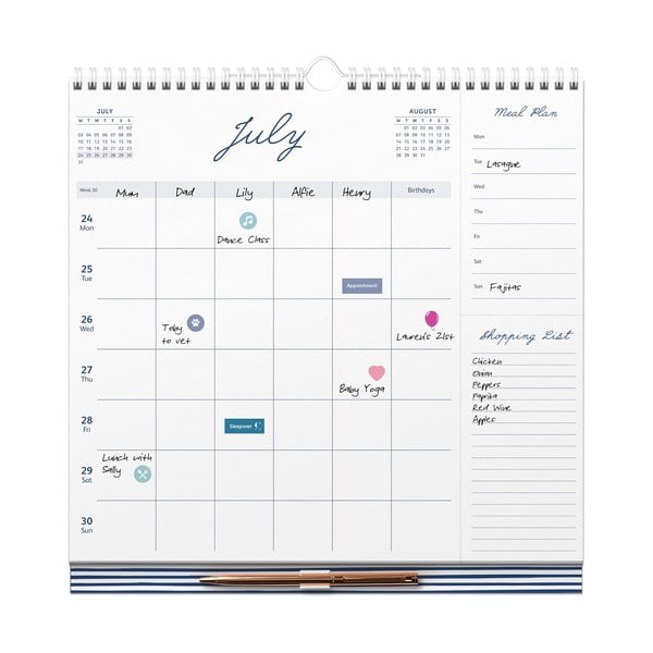 Calendar săptămânal de familie - Busy B-image-3