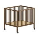 Țarc pentru copii maro din lemn de fag 95x75 cm Dino – Vipack