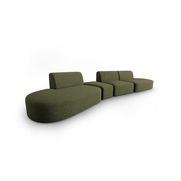 Canapea verde 412 cm Shane – Micadoni Home-image-1