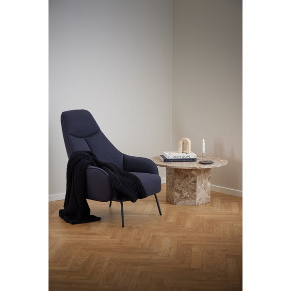 Măsuță de cafea maro deschis rotundă din marmură ø 80 cm Naxos – Actona-image-3