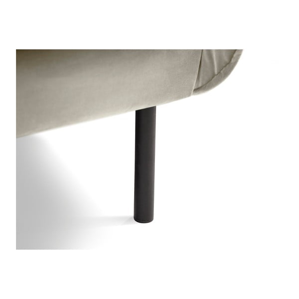 Fotoliu din catifea Cosmopolitan Design Vienna, bej-image-3