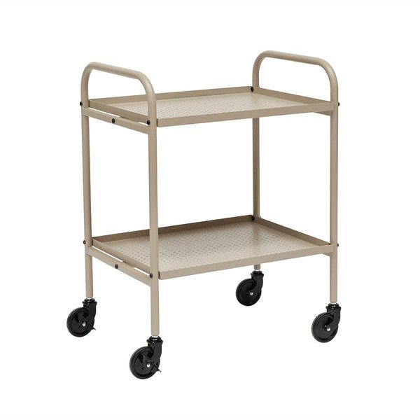 Măsuță de servire cu roți din oțel 37,5x52 cm Maki – OYOY Living Design