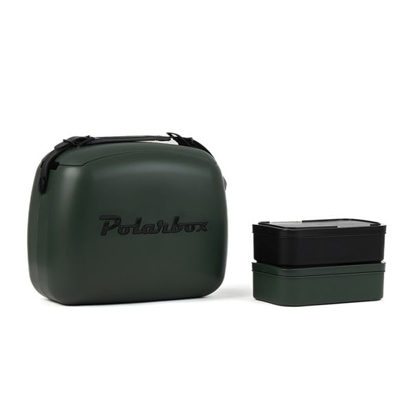 Cutie termoizolantă verde-închis 6 l Classic Black – Polarbox