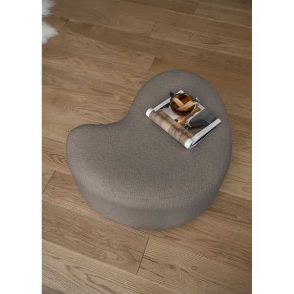 Taburet maro cu tapițerie din stofă bouclé Miuf – Miuform-image-3