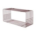 Raft burgundy etajat din metal 70 cm Wire – Mette Ditmer Denmark