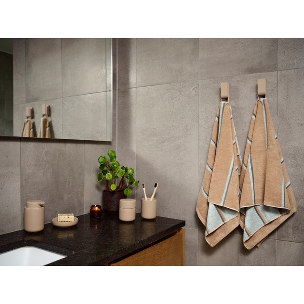 Dozator de săpun lichid bej din gresie ceramică 250 ml Ume – Zone-image-3